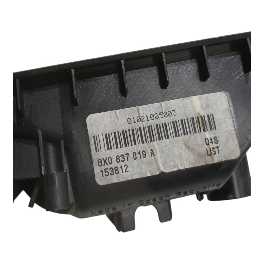 Maçaneta Interna Dianteira Esquerda Audi A1 1.4 Tfsi 2013 Preto Dianteira 8