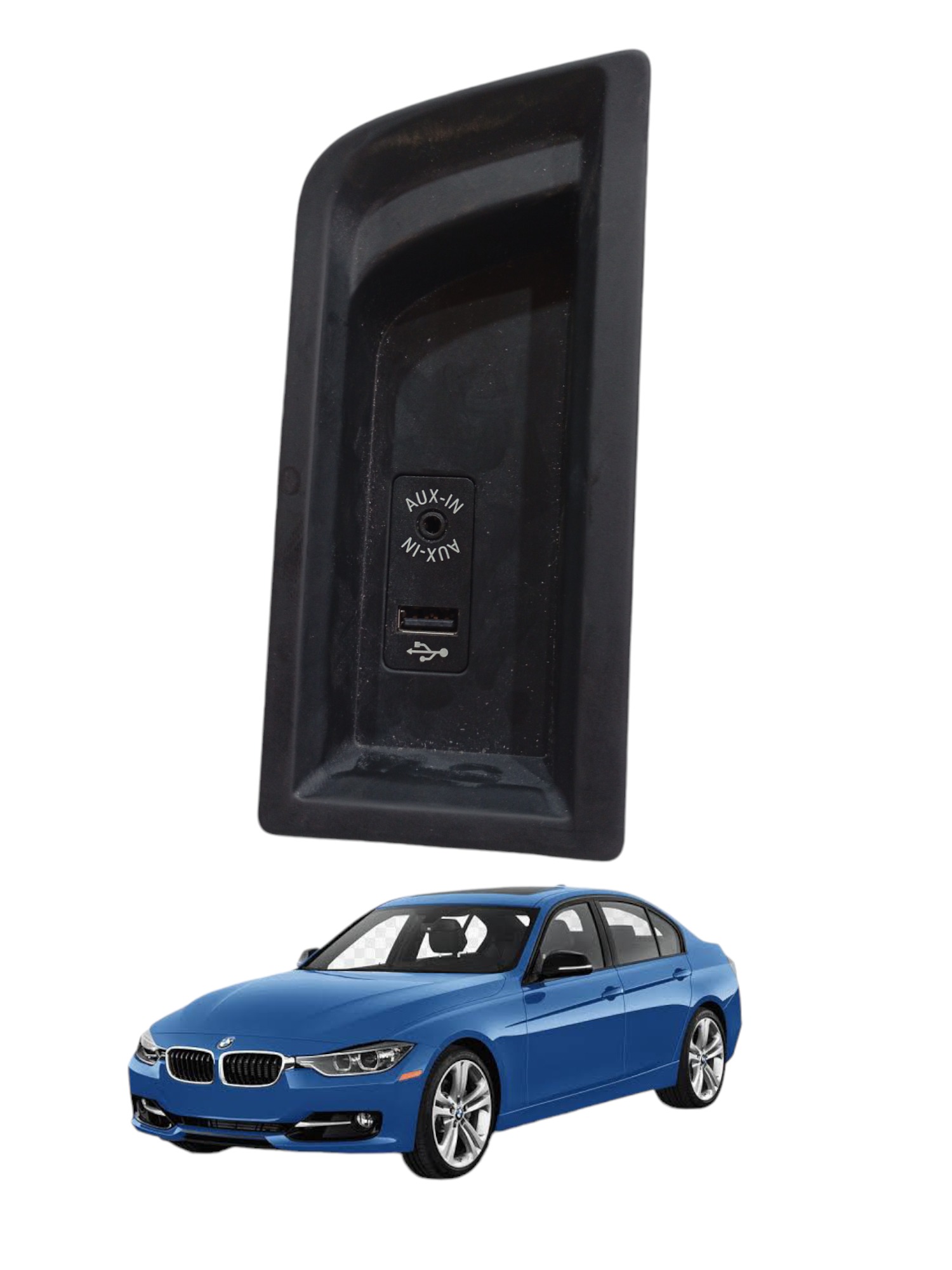 Moldura Entrada Usb/Auxiliar BMW 320i 2015 Cod-105026812
