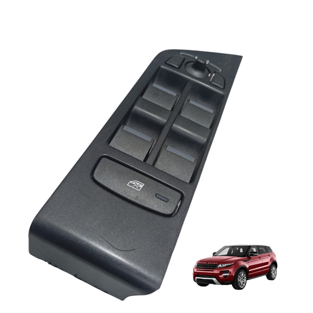Botão comando vidro dianteiro esq land rover evoque 2.0 2014