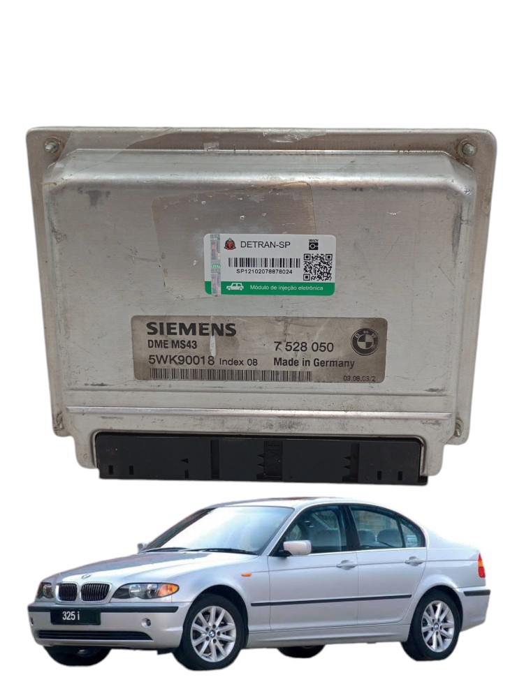 Módulo De Injeção Bmw 320i 2.0 2000 A 2003 E46 Cod 7528050