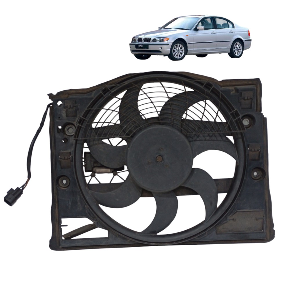 Ventoinha Com Defletor Bmw 328i 2.8 2000 E46 Cod 64546905076
