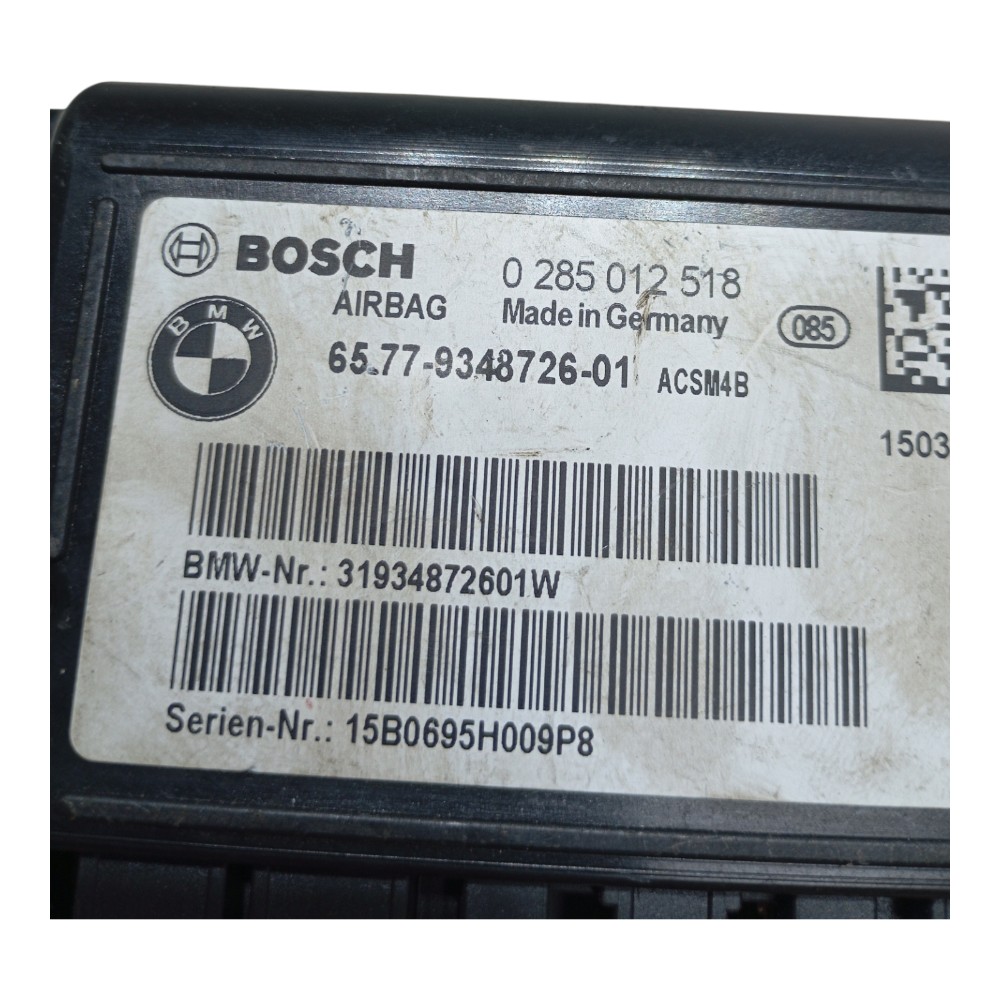 Módulo Central Conforto Impacto Bmw 320i 2.0 2013 2015 N20 3
