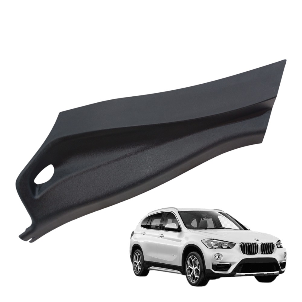 Acabamento Lateral Banco Traseiro Esq Bmw X1 2017 104708a1 Preto