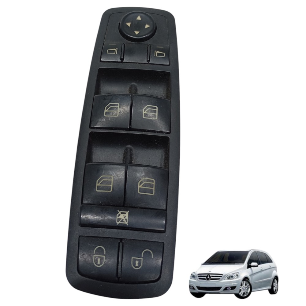 Botão Vidro Elétrico Dianteiro Esq Mercedes Benz B180 2011
