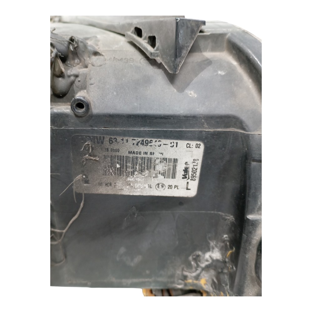 Farol Dian Esquerdo Bmw 118i 2010 Para Retirada De Peças