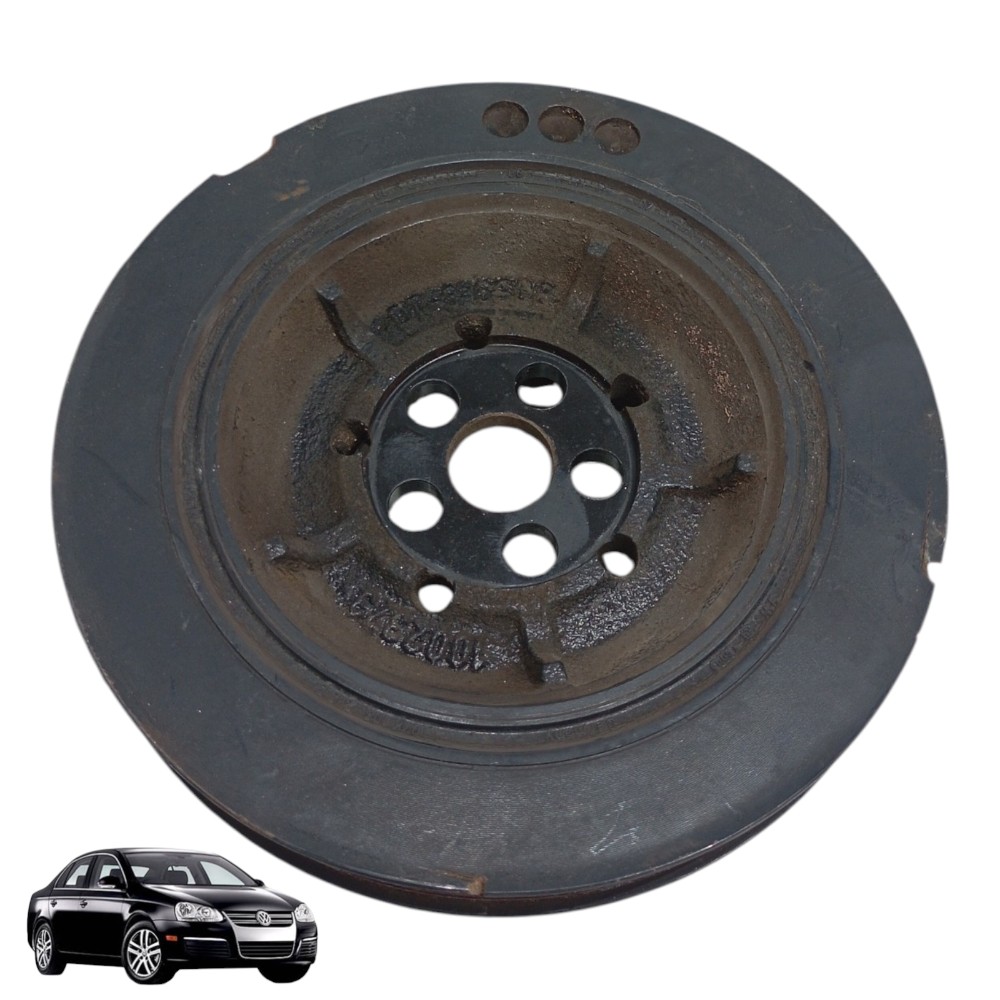 Polia Virabrequim Motor Volkswagen Jetta 2.5 2007 2008 2009 1