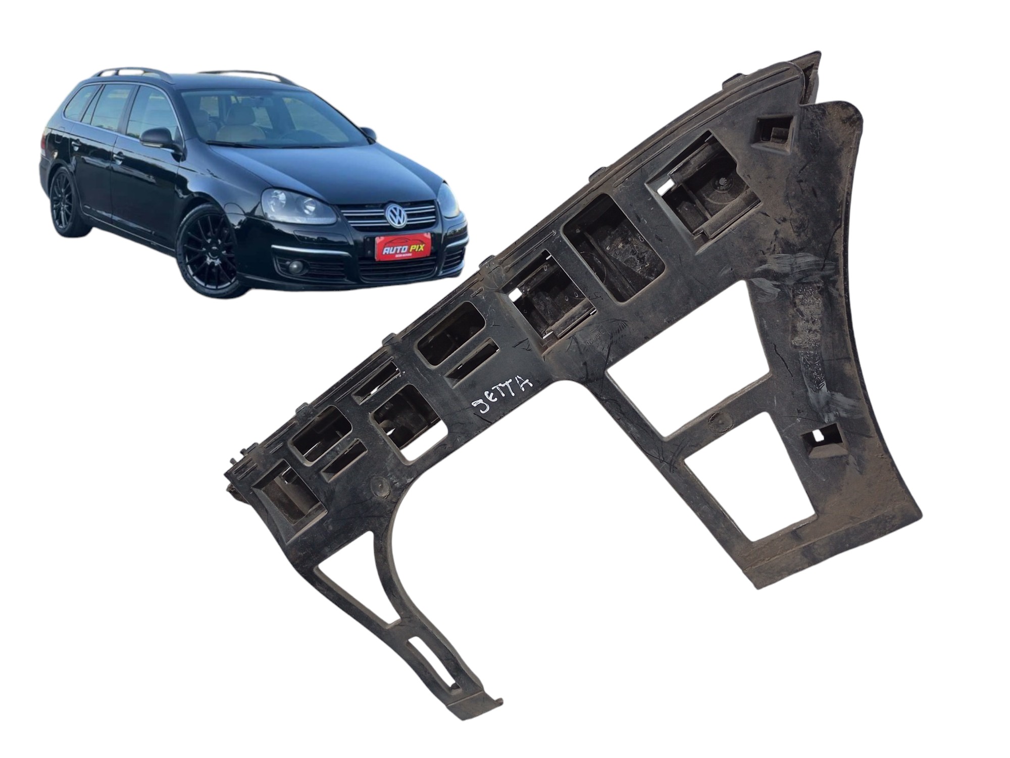 Suporte Para-choque Traseiro Volkswagen Jetta 2009 807394 1