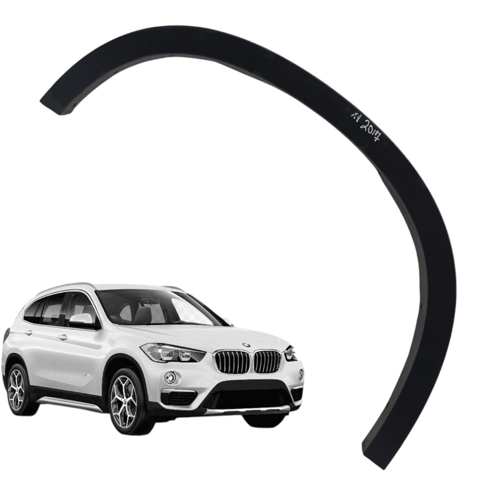 Moldura Paralama Dianteiro Direito Bmw X1 2017 Cod-11368514 Preto