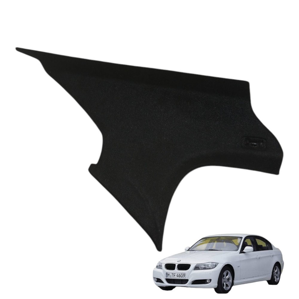 Acabamento Coluna Traseira Esquerda Bmw 335i 3.0 Turbo 2008 Preto 1
