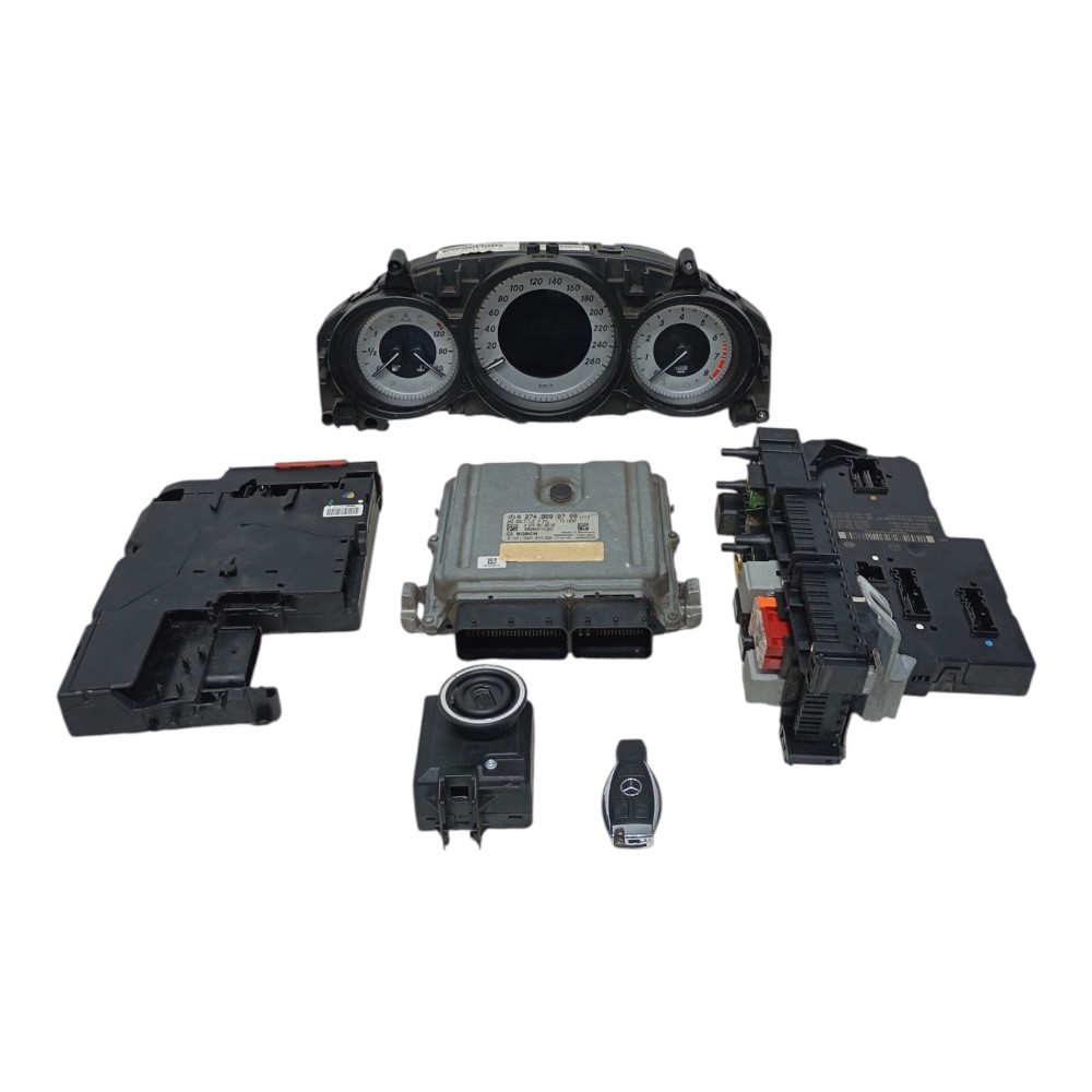 Kit Code Módulo Injeção Dme Mercedes Benz C180 1.6 2014 Coup