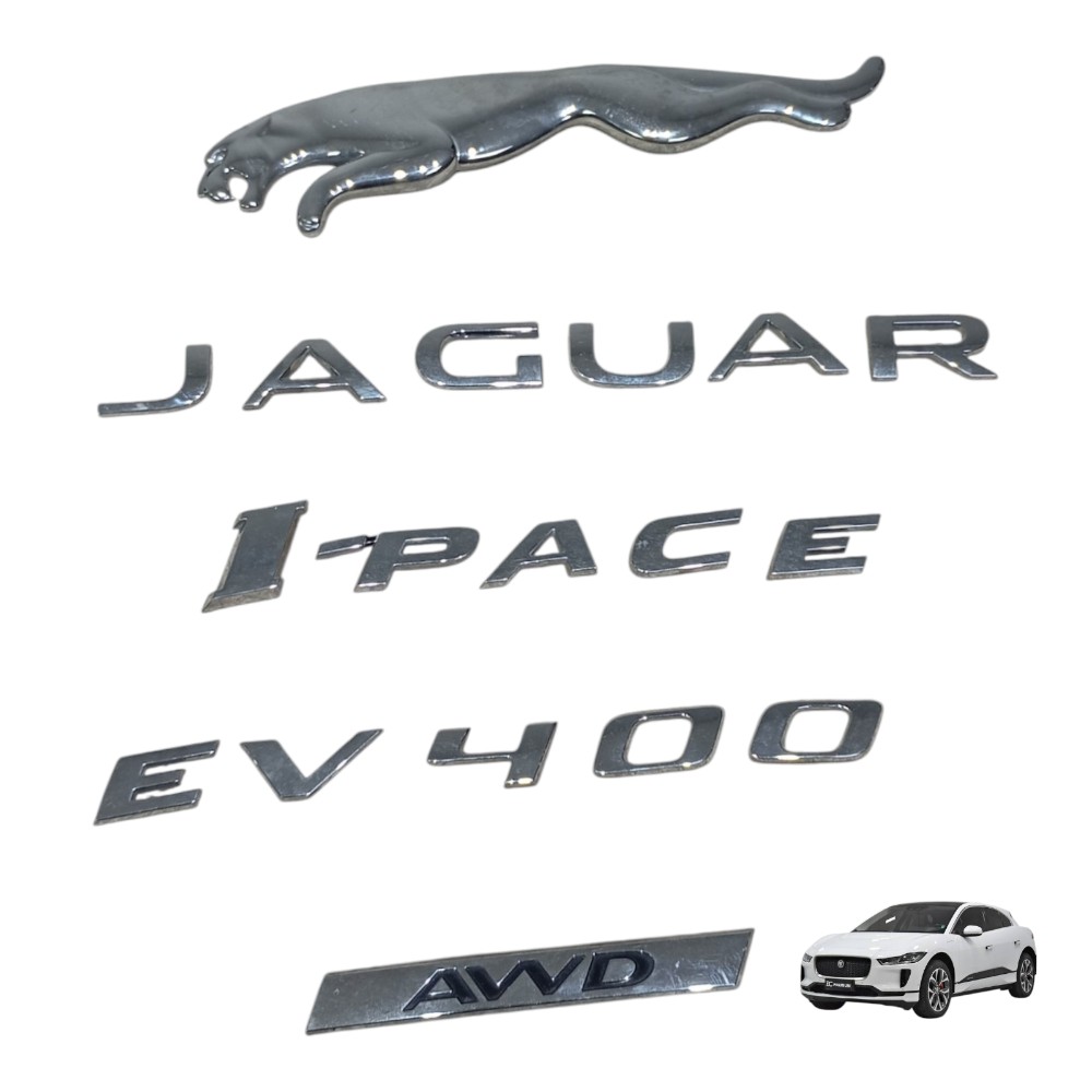 Emblema Jaguar Tampa Traseiro Ipace Eletrica 2020