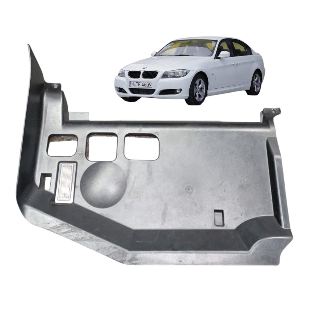 Acabamento Inferior Direito Painel Bmw 335i 3.0 Turbo 2008 Preto