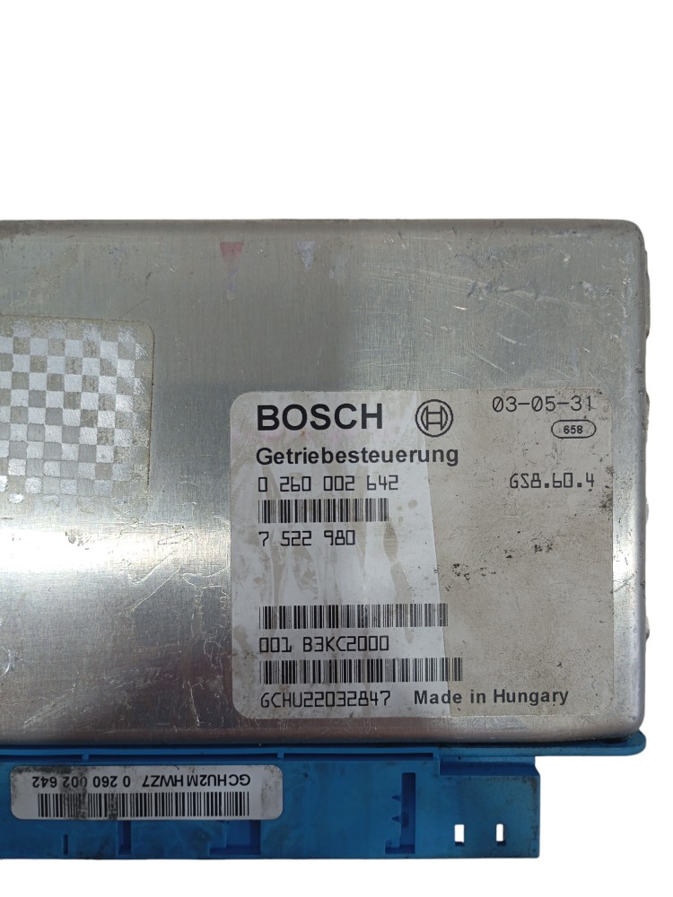 Módulo De Câmbio Bmw 530i 3.0 E39 2000 2001 Cod 0260002642 3
