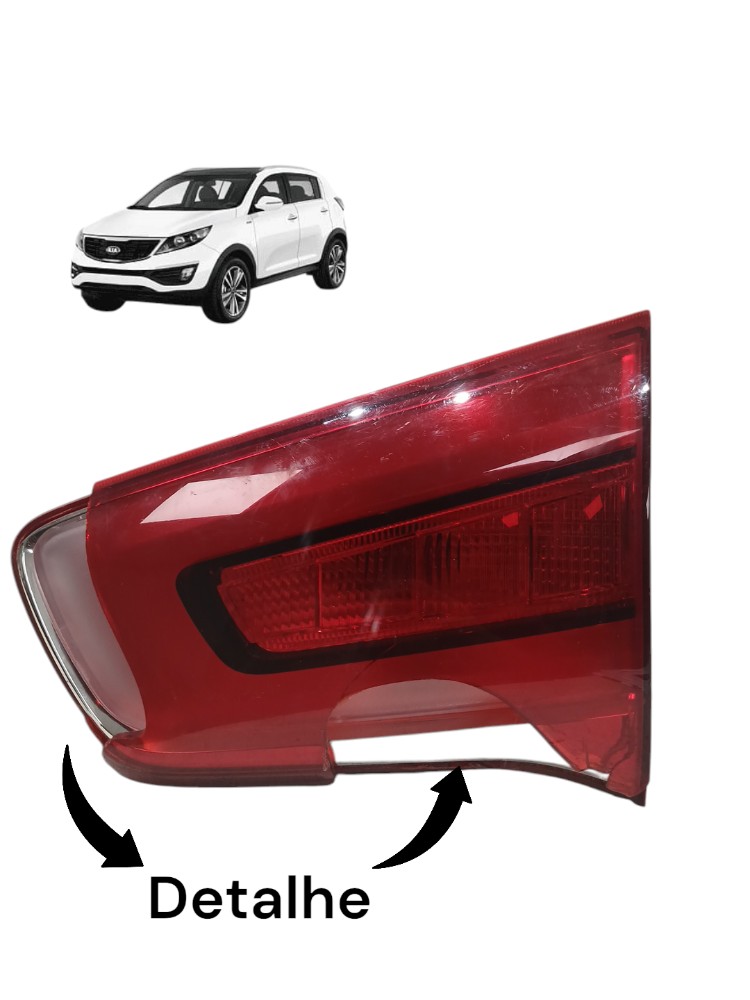 Lanterna Tampa Tras Direit Com Detalhe Kia Sportage 2.0 2016