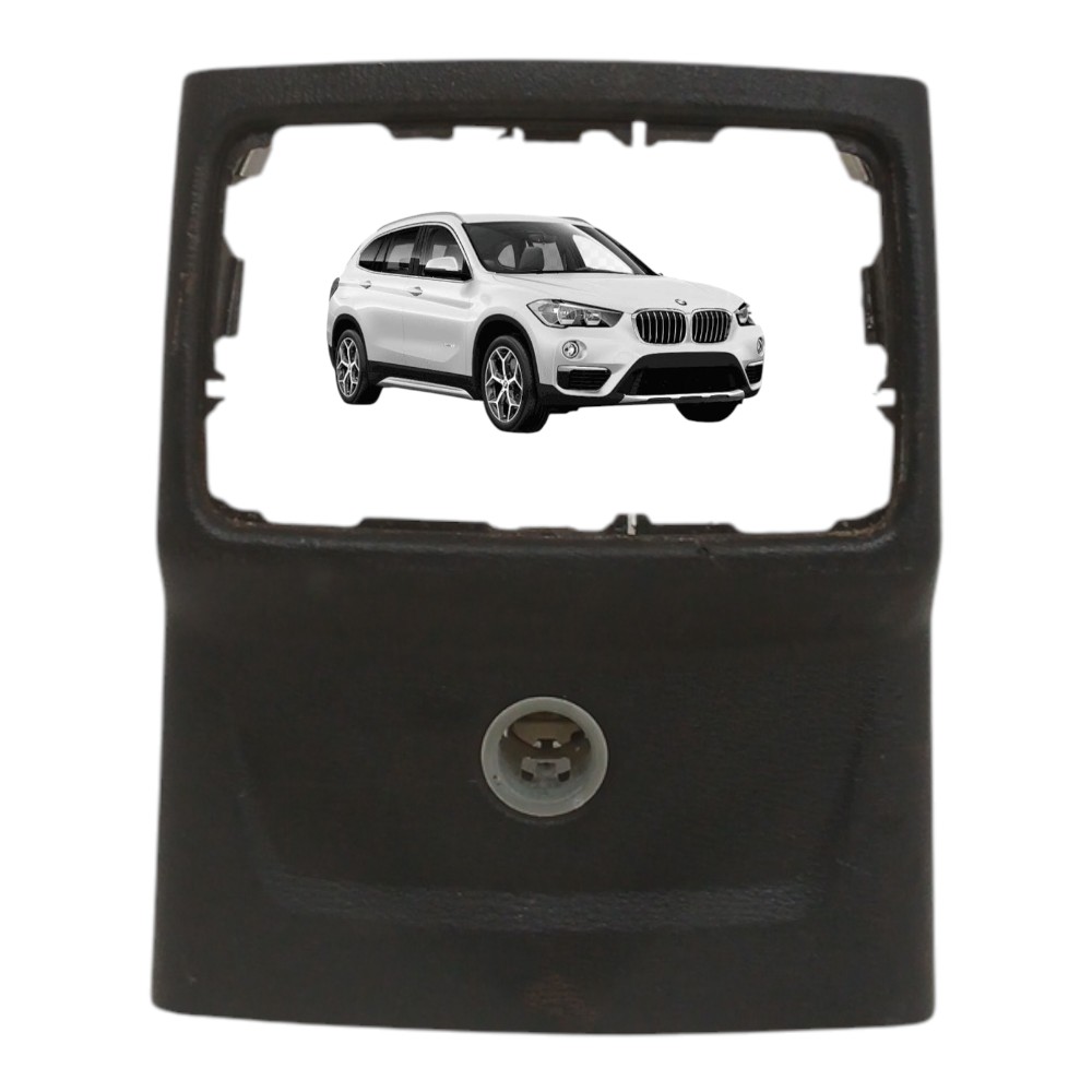 Moldura Difusor Acendedor Console Traseiro Bmw X1 2.0 2017 Preto 1