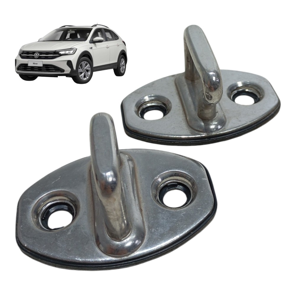 Par Batente Porta Dianteira Traseira Esquerda Vw Nivus 2021