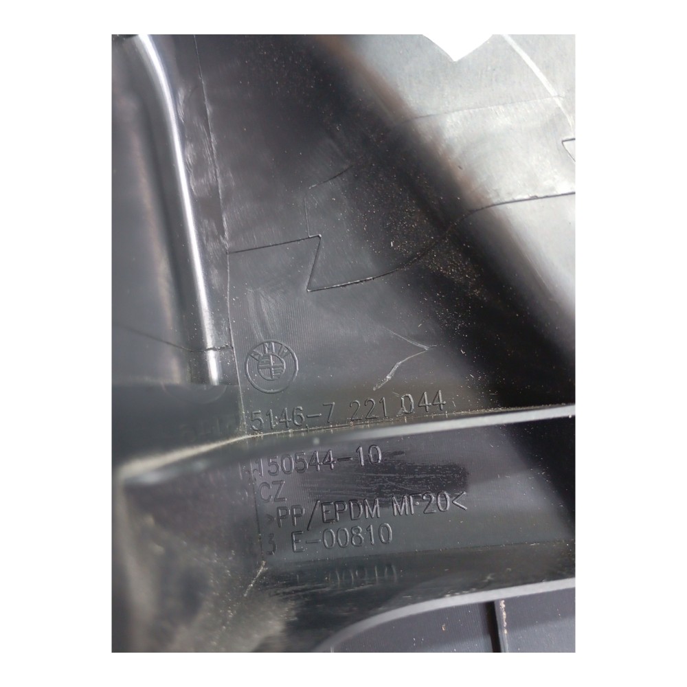 Moldura Bagagito Alto Falante Bmw 118i 2012 Cod-51467221044 Preto 2