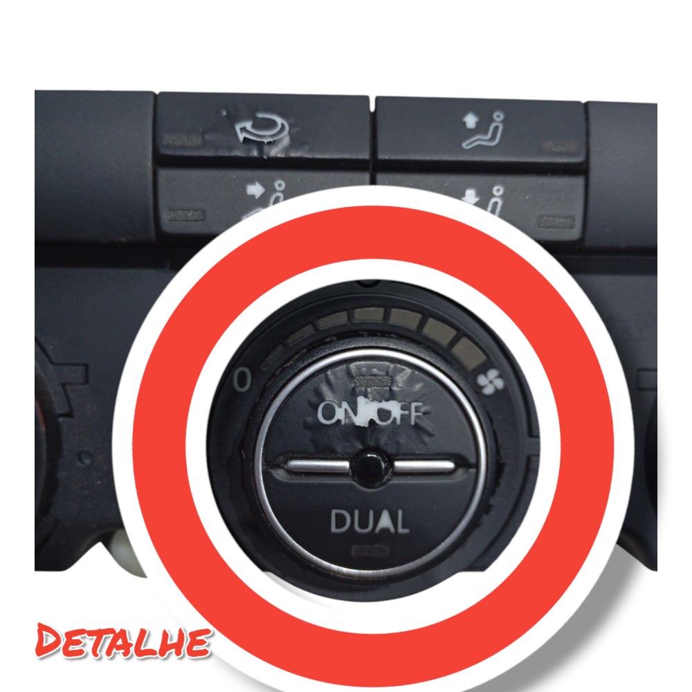 Botão Comando Ar Condicionado Detalhe Volksw Jetta 2.5 2007 2