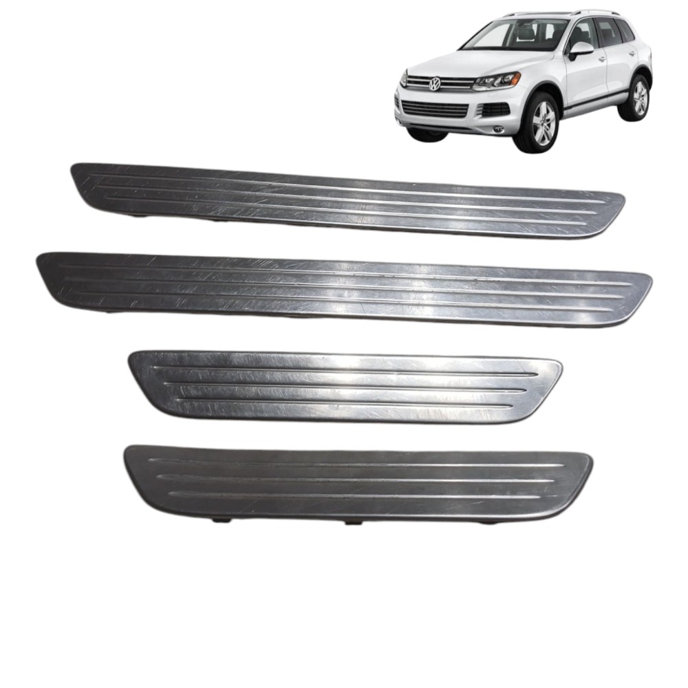 Kit jogo soleira porta vw touareg 4.2 v8 fsi 2013 7
