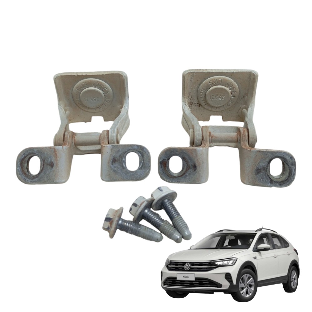 Par Dobradiça Tampa Traseira Volkswagen Nivus 1.0 Turbo 2021 1