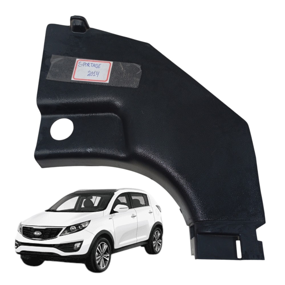 Acabamento Soleira Dianteira Esquerda Kia Sportage 2.0 2014 Preto