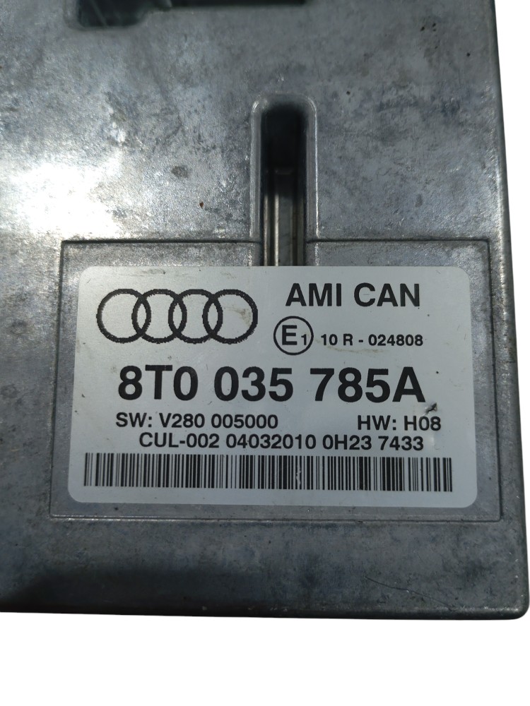 Modulo Central Interface Audi Q5 2.0 Turbo 2010 8t0035785a 2