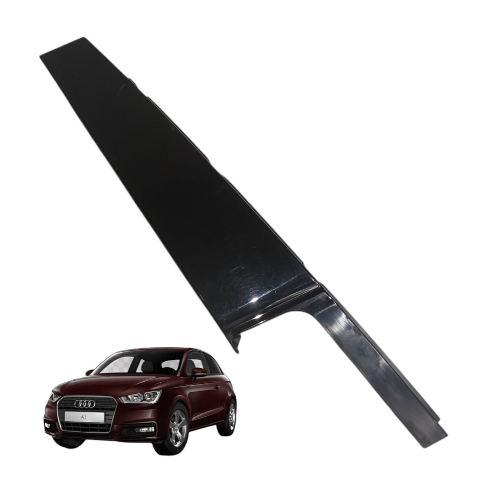 Acabamento Porta Dianteira Esquerda Audi A1 1.4 Turbo 2013 Preto 1