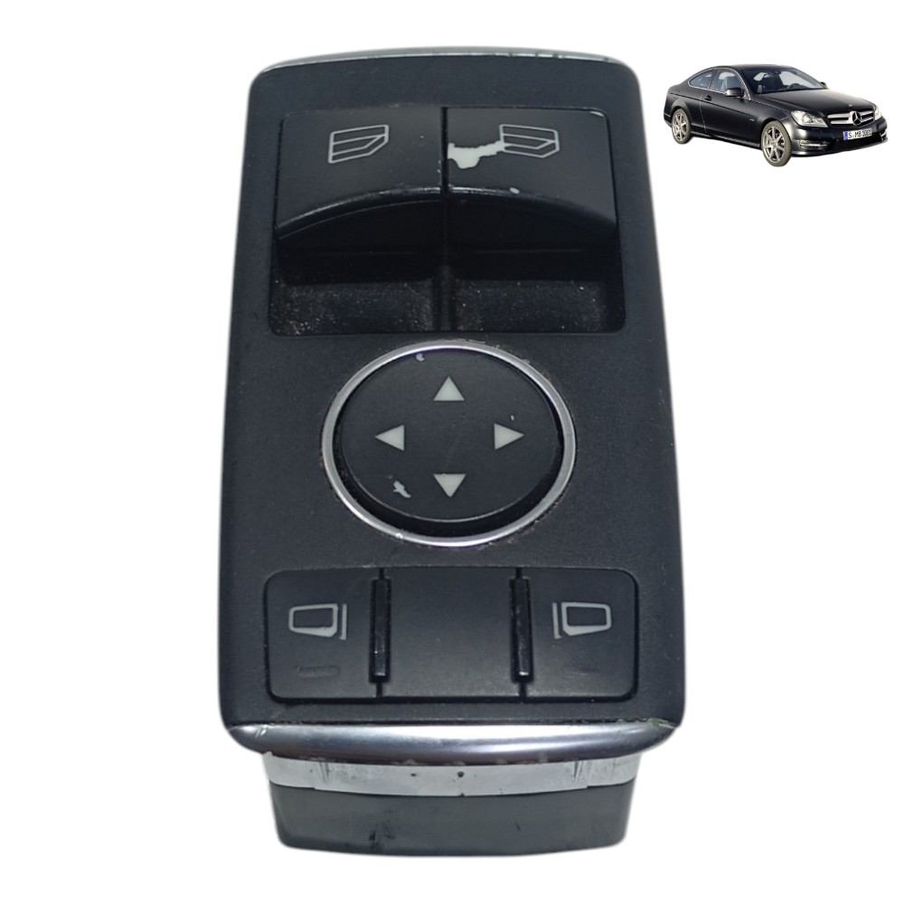 Botão Comando Vidro Eletrico Esq Mercedes Benz C180 2014