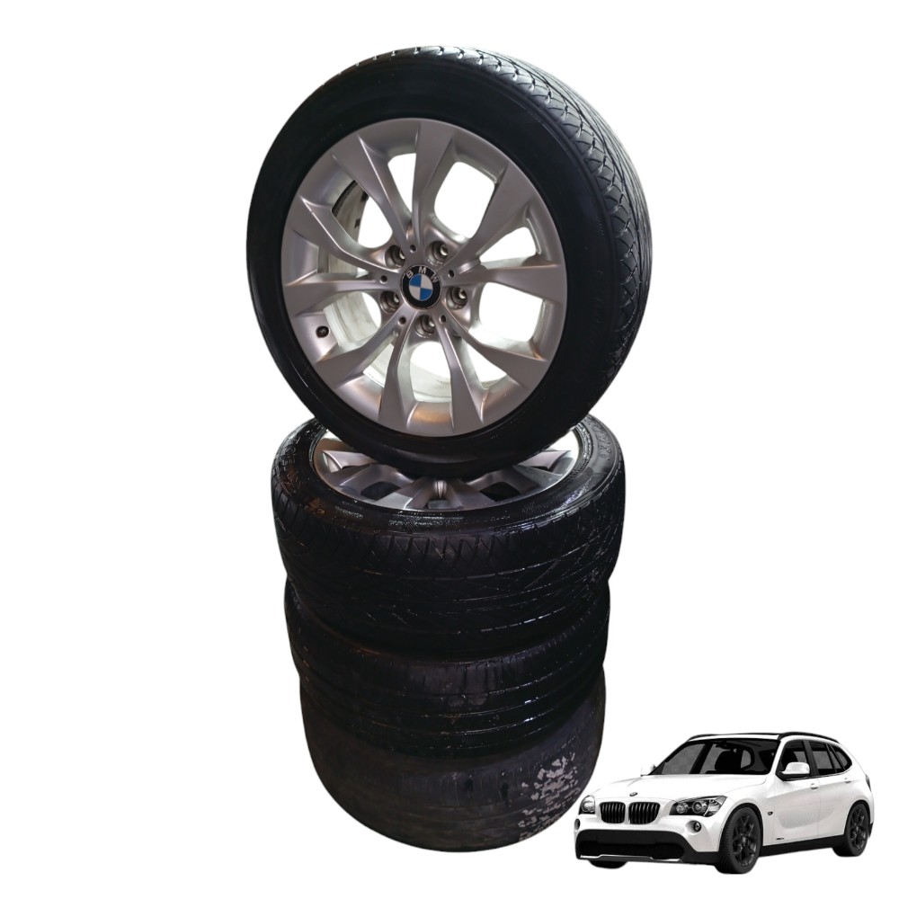 Jogo De Rodas Aro 17 C/pneu Bmw X1 2010 Cod-6789141