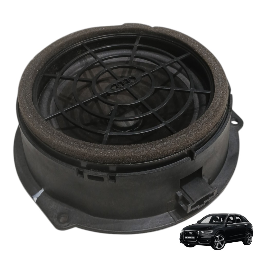 Alto Falante Porta Traseira Direita Audi Q3 2.0 Turbo 2014 Preto 1