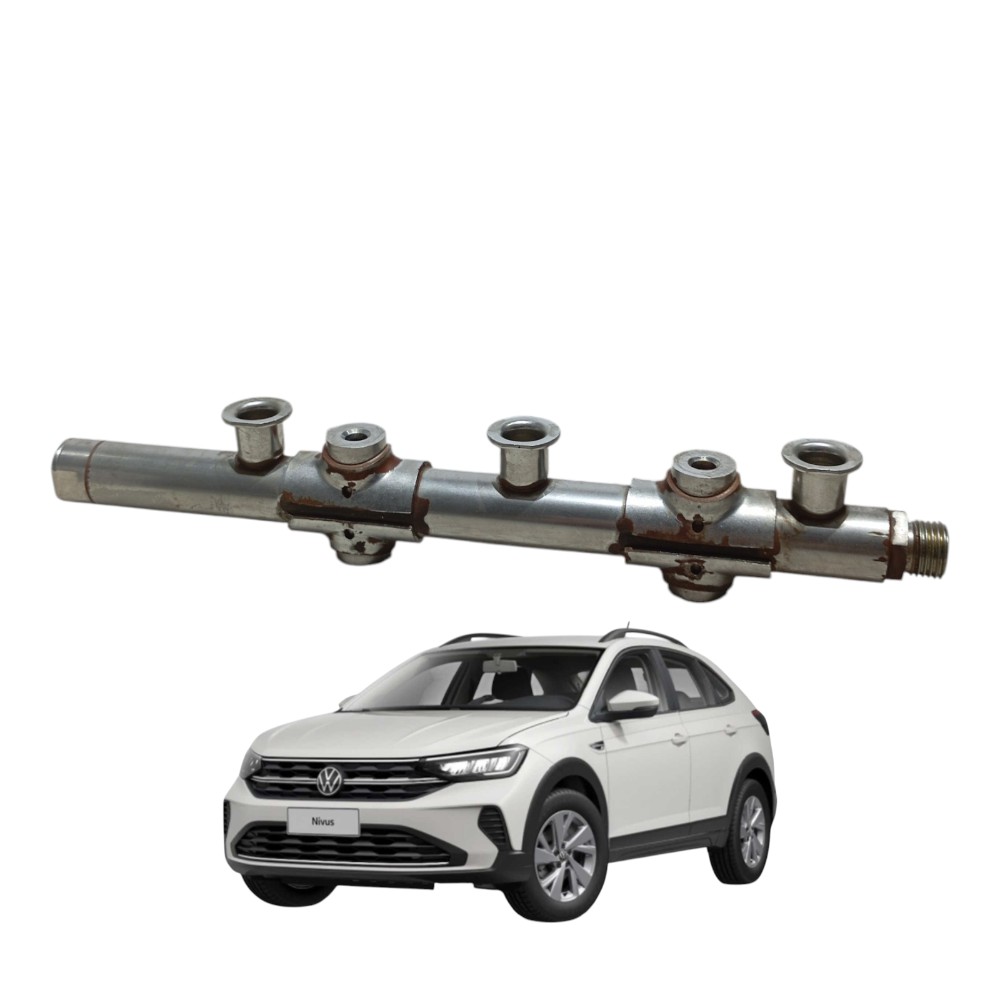 Flauta Bico Injetor Volkswagen Nivus Highline 1.0 Turbo 2021 1