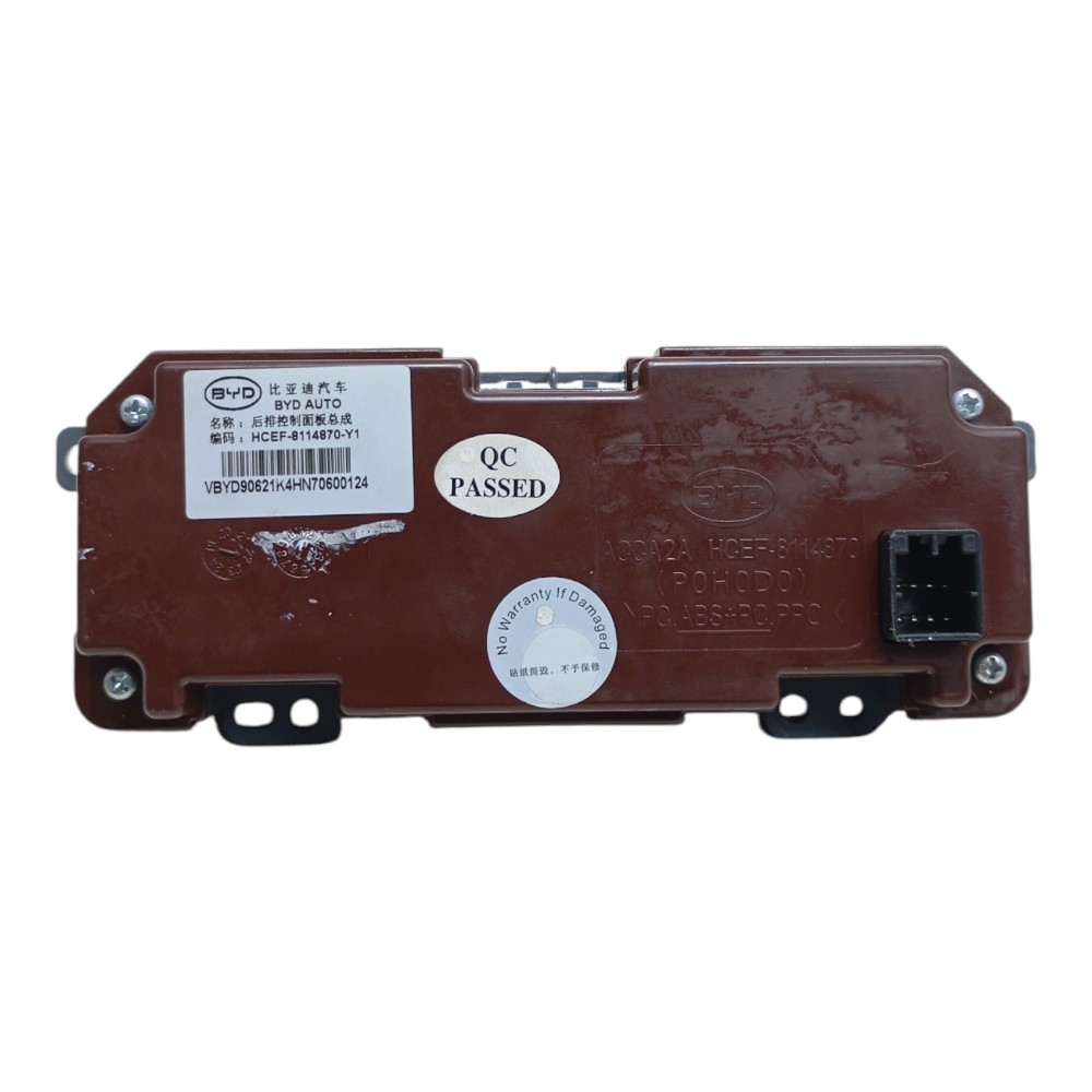 Painel De Controle Comando Ar Traseiro Byd Han 680ev Gs 2023 7