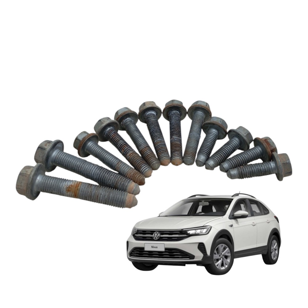 Kit Parafuso Coxim Motor Dianteiro Esquerdo Vw Nivus 2021 1
