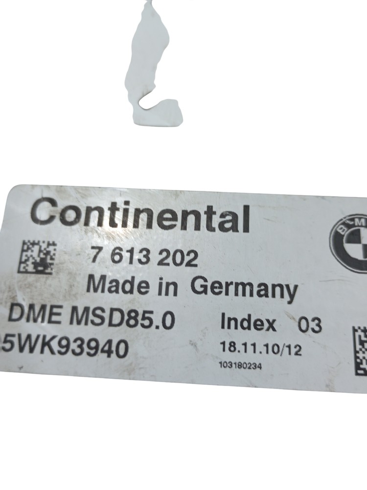 Módulo De Injeção Dme Bmw 550i 4.4 V8 2011 2012 F10 7613202 2