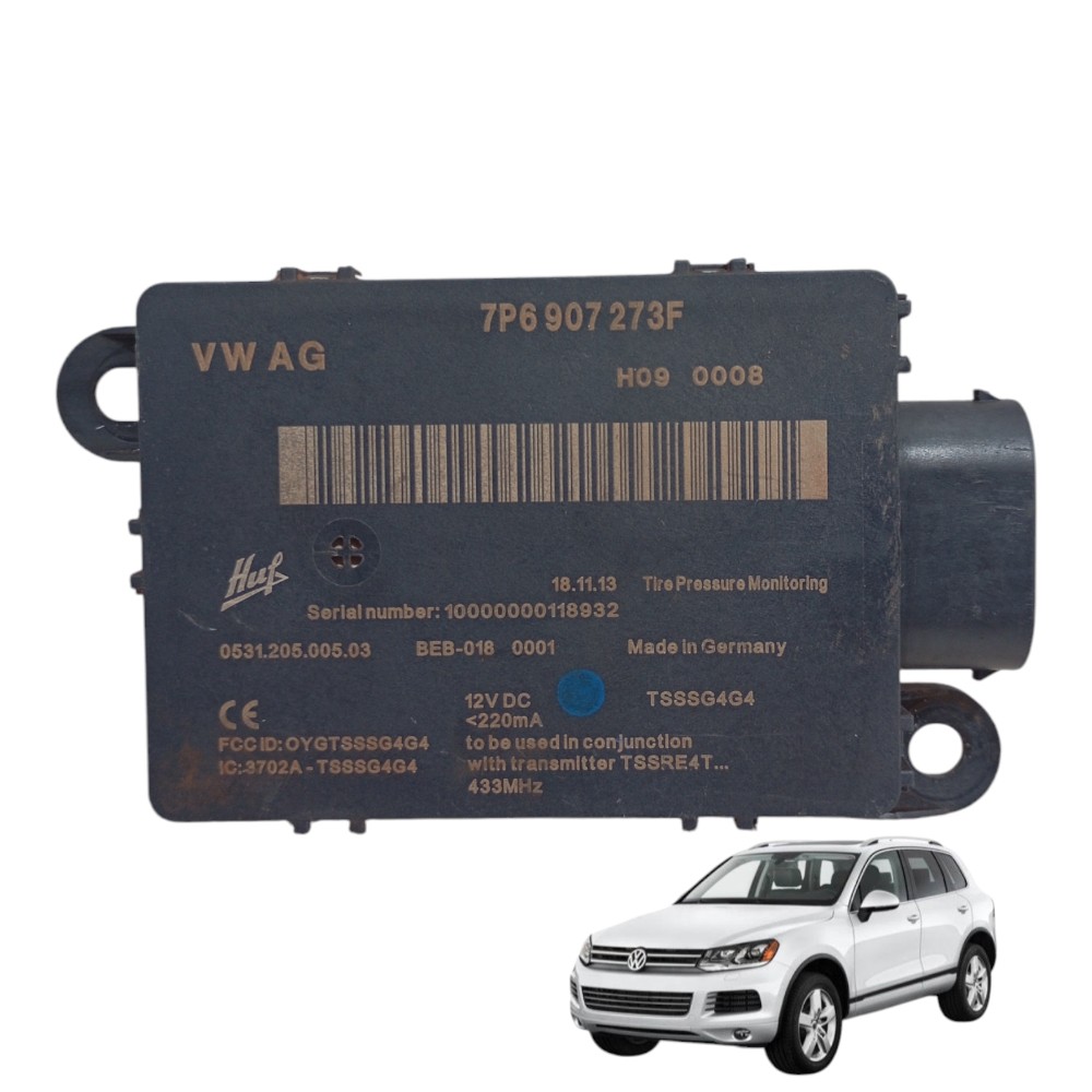 Módulo Pressão Pneus Vw Touareg 2014 Cód: 7p6907273f 2