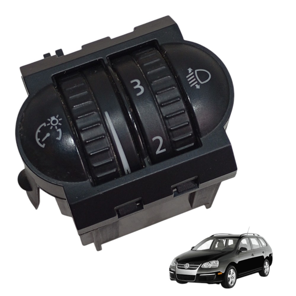 Botao Comando Farol Jetta Variant 2009 Cod 1k0941333