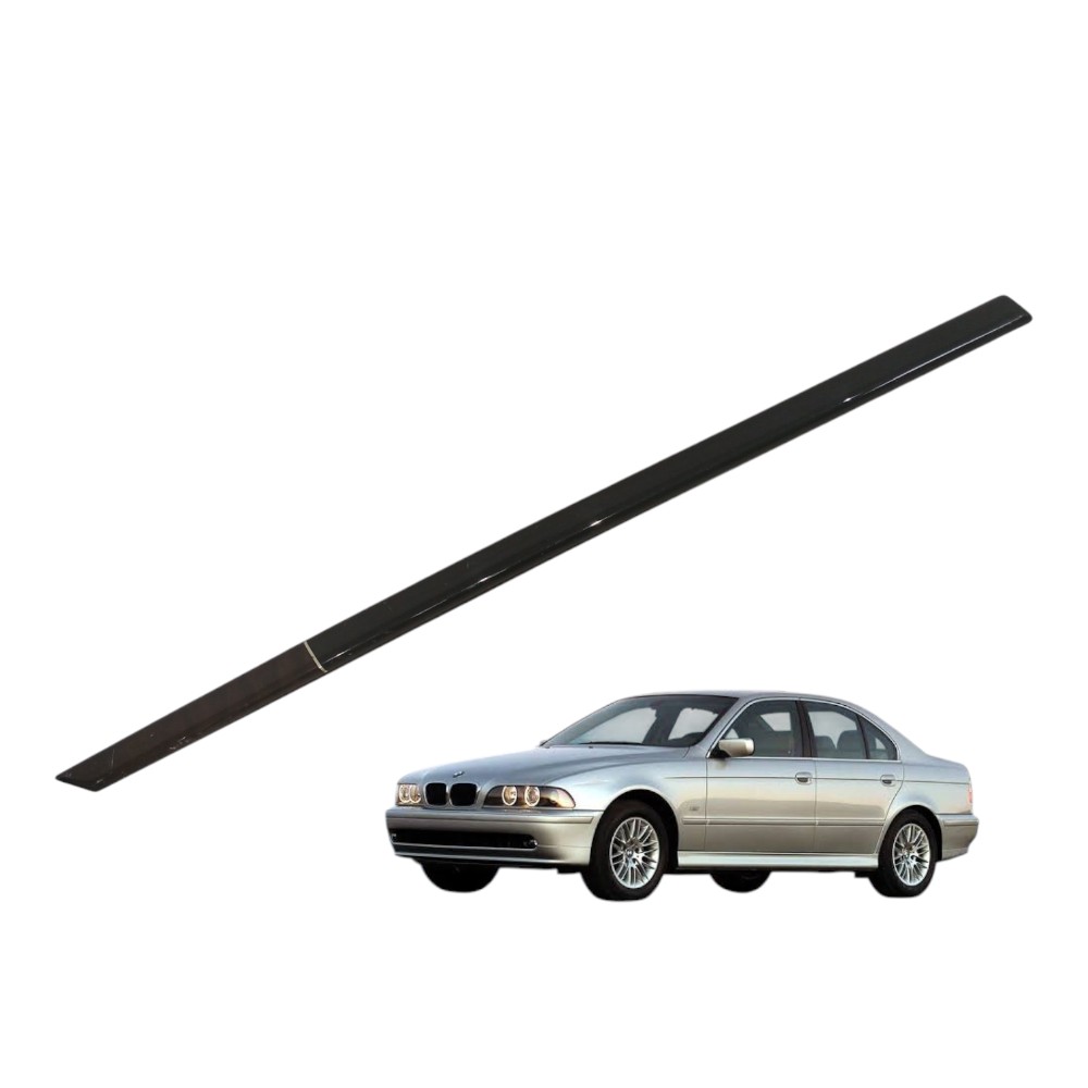 Friso Forro Porta Traseira Esquerda Bmw 530i 3.0 2001 2003 Preto 1