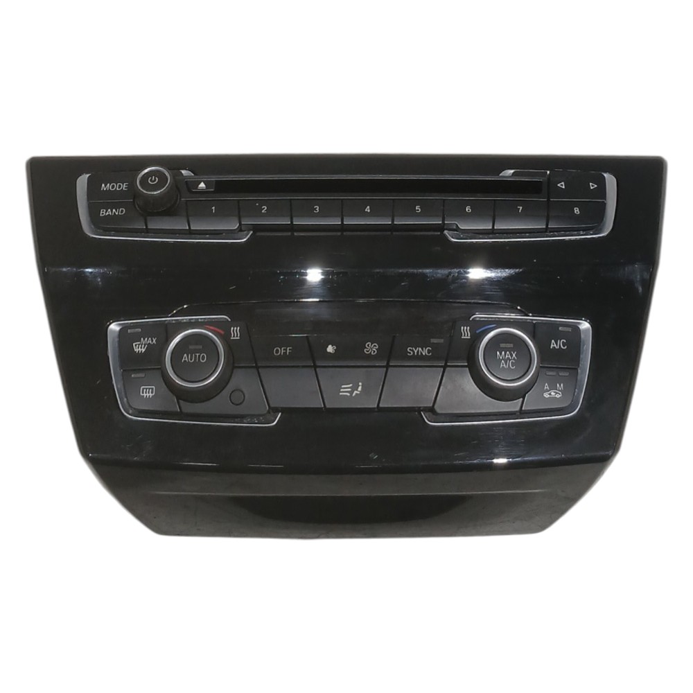 Botão Comando Ar Condicionado Rádio Bmw X1 2.0 2019 F48 Preto 9
