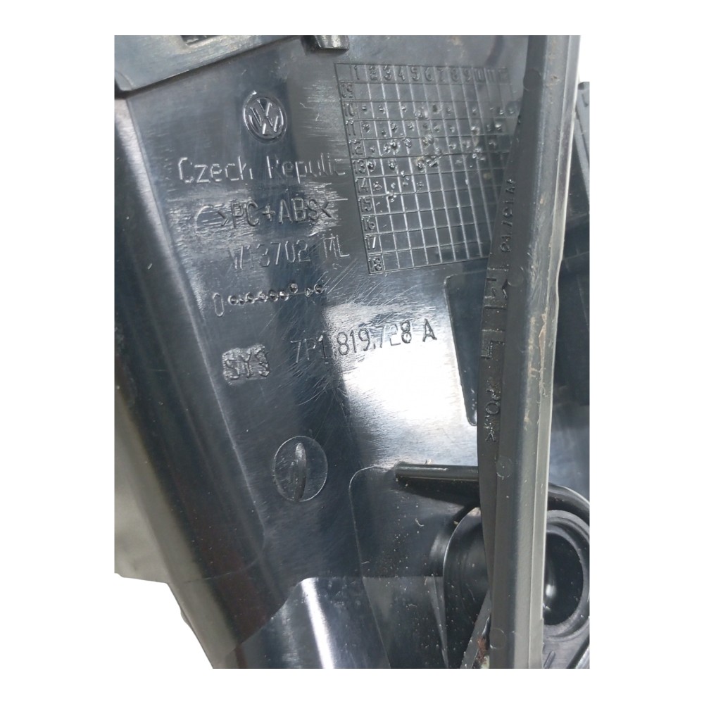 Difusor De Ar Central Esquerdo Volkswagen Touareg 4.2 2013 7