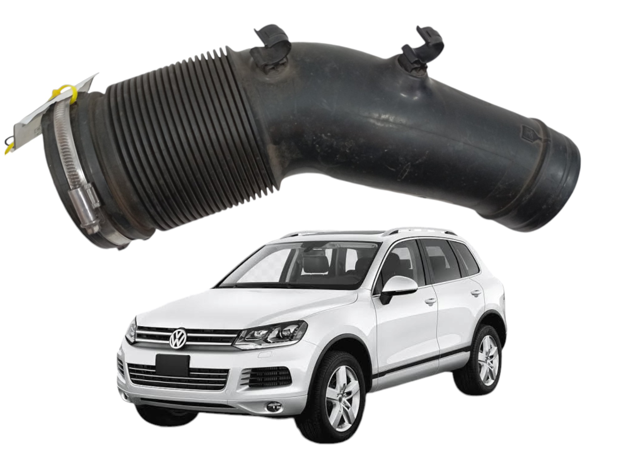 Duto De Ar Lado Direito Volkswagen Touareg 4.2 V8 2013 2014