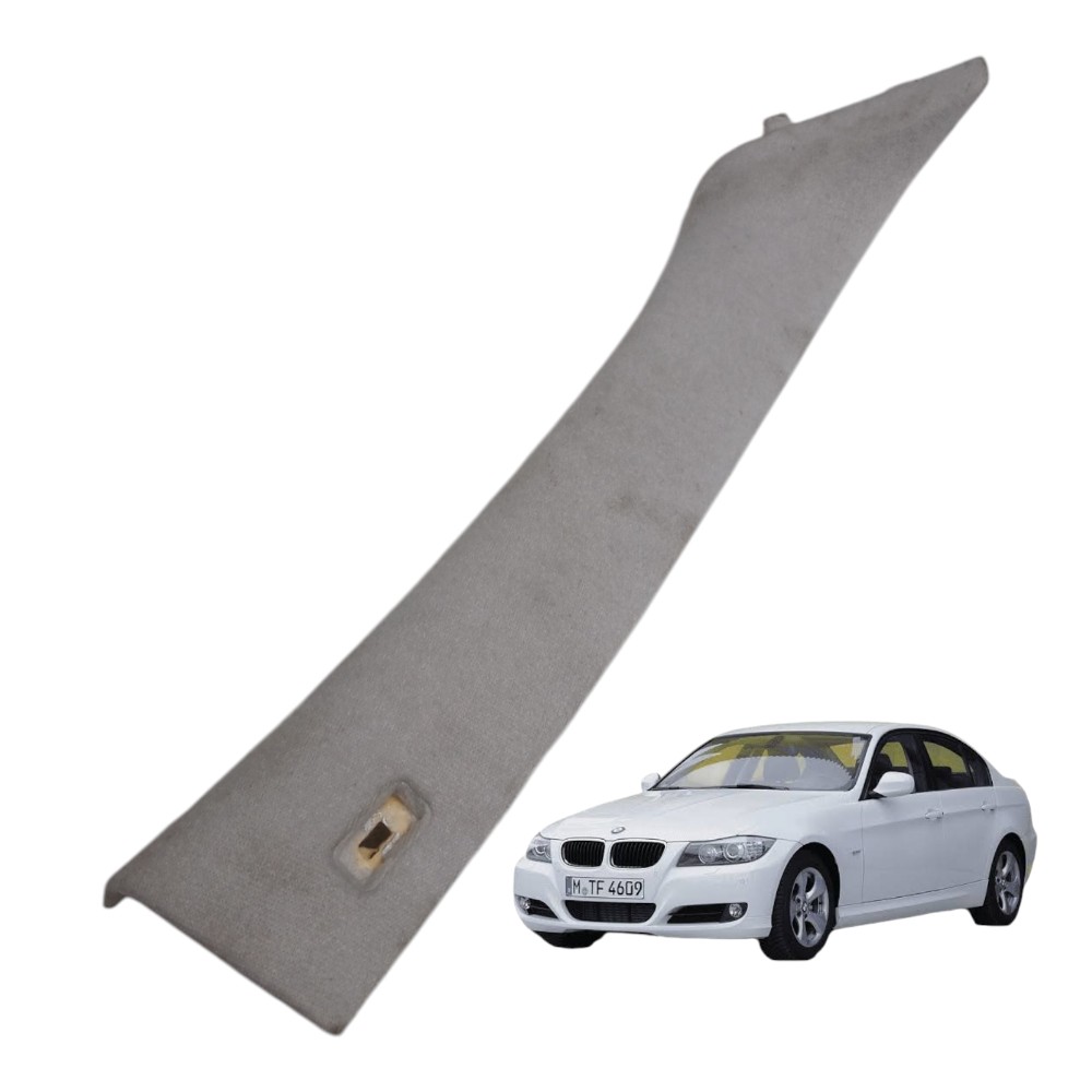 Acabamento Direito Coluna Parabrisa Bmw 320i 2.0 2010 E90 Cinza 1
