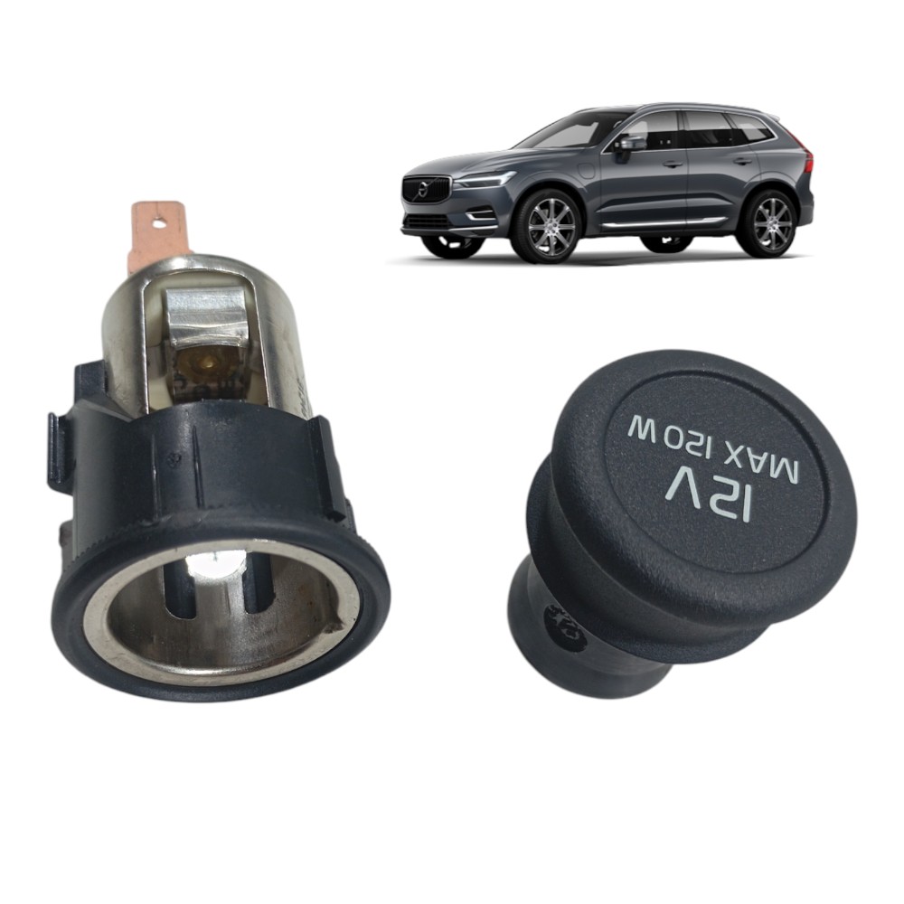Tampa Tomada 12v Volvo Xc60 Hibrido 2.0 Recharge T8 Awd 2022 1