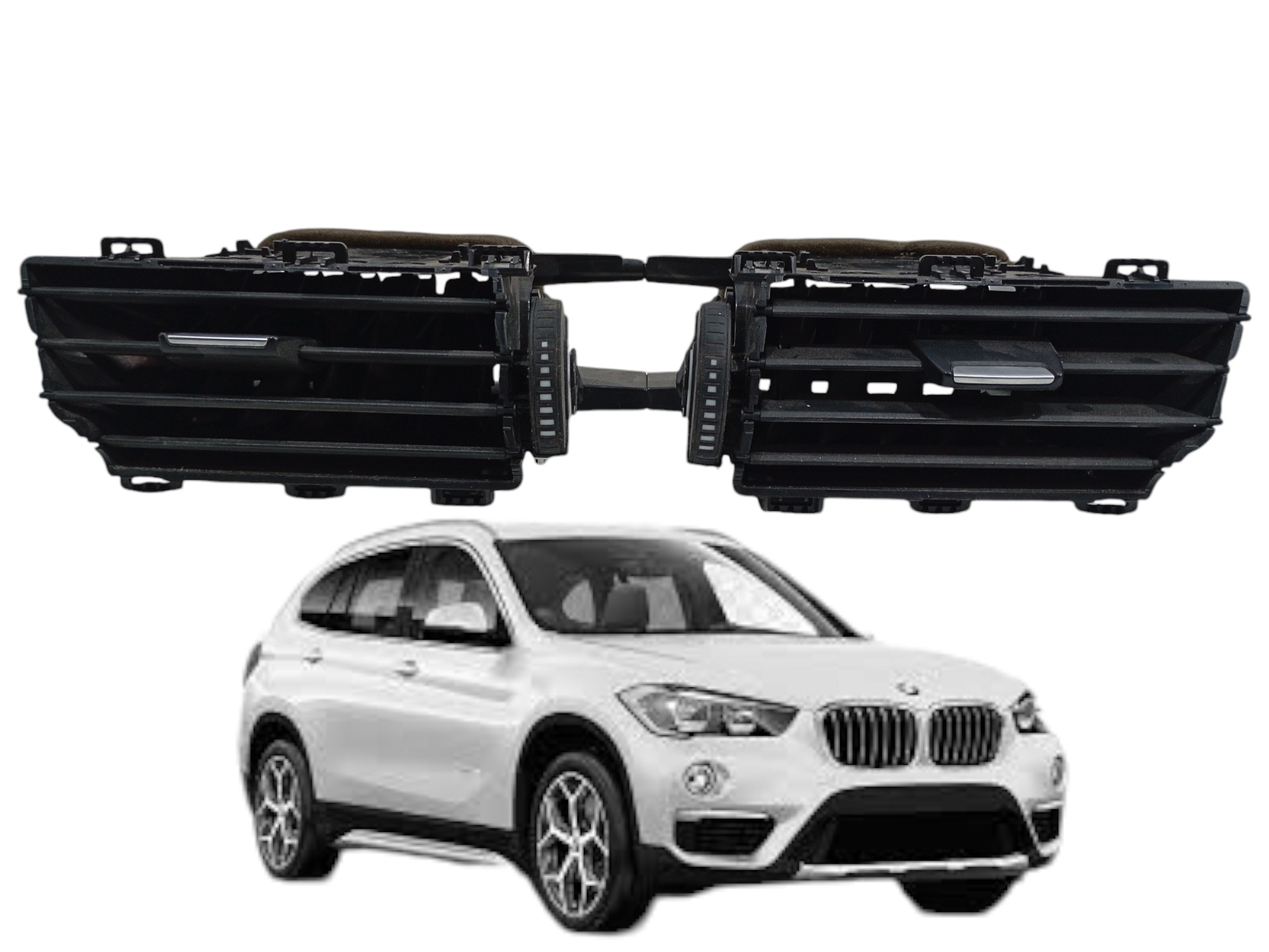 Difusor De Ar Central Bmw X1 2.0 2016 2017 F48 Cod 9332456