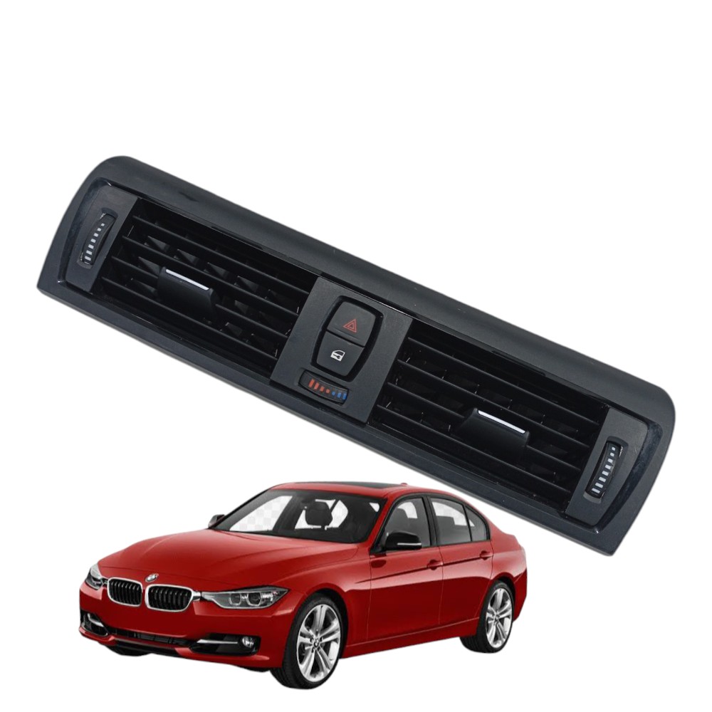 Difusor De Ar Central E Botao De Pisca Alerta Bmw 320i 2014