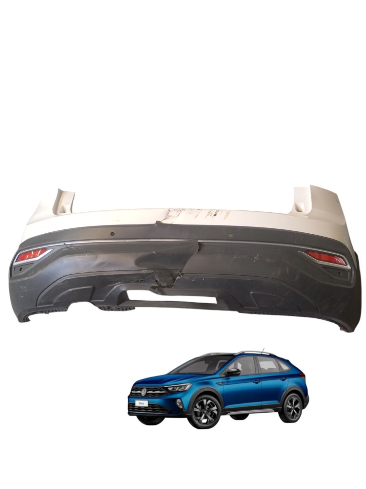 Parachoque Traseiro Com Detalhe Volkswagen Nivus 1.0 2021