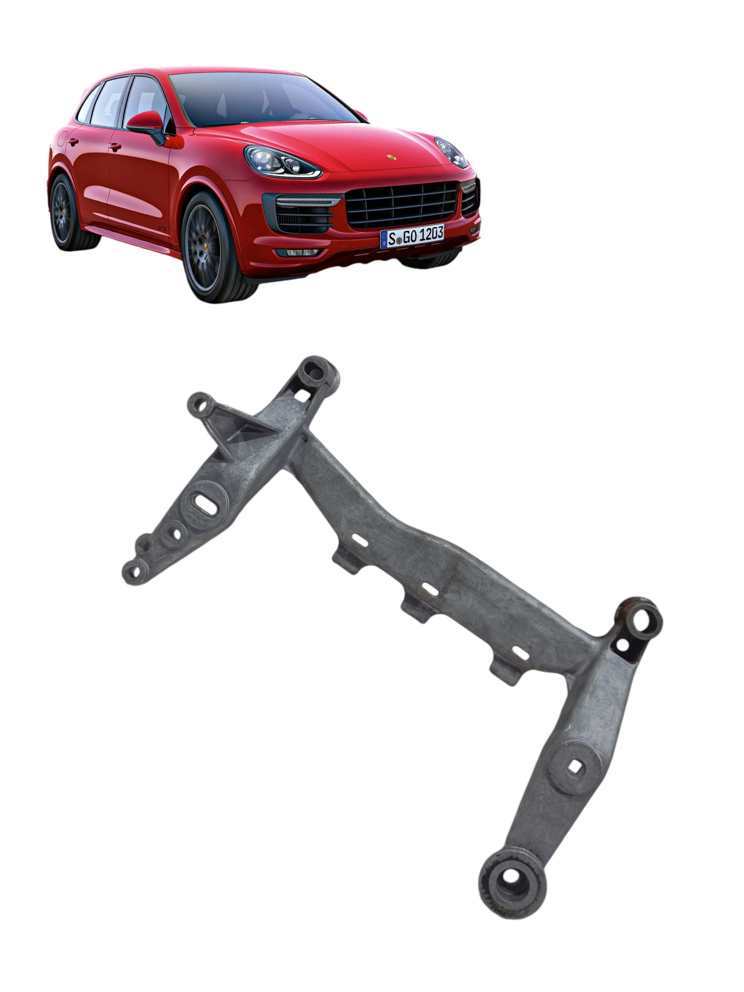 Suporte Compressor Ar Suspensão Porsche Cayenne 2016 1