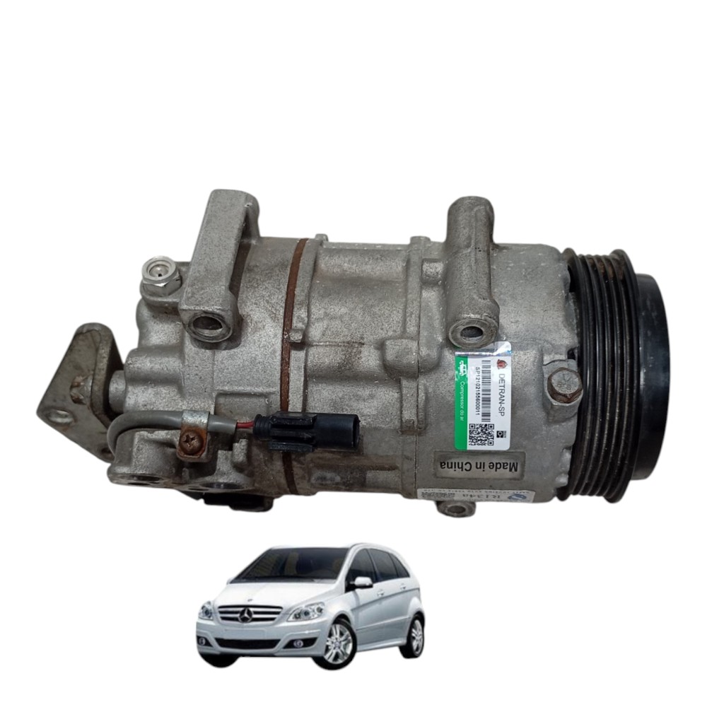 Compressor Ar Condicionado Motor Mercedes Benz B180 2010