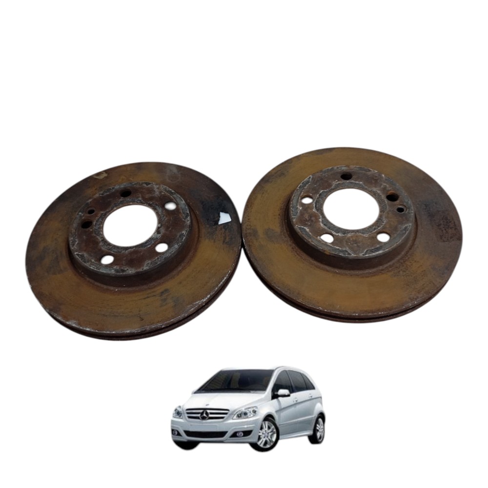 Par disco roda dianteiro Mercedes Benz B180 2011