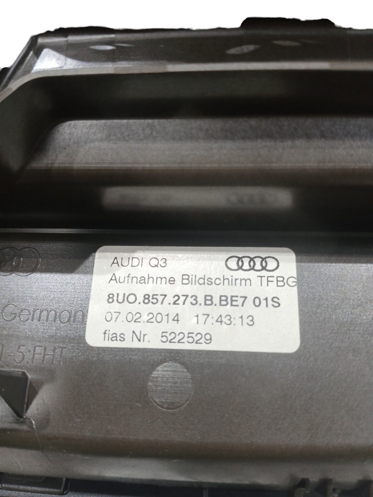 Tela Display Multimidia Audi Q3 2.0 Turbo 2014 2018 2
