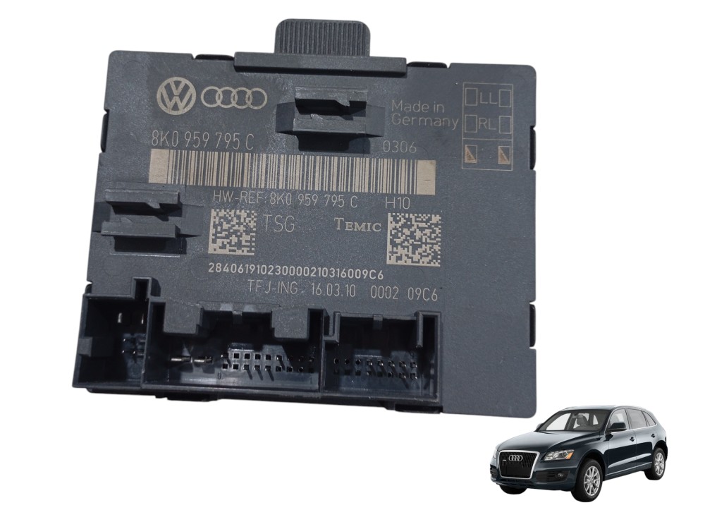 Módulo Vidro Dianteiro Esquerdo Audi Q5 2.0 Tfsi Turbo 2010